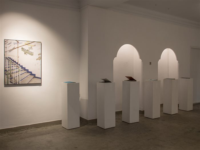 چیدمان اثر علیرضا فانی و زین‌های نشر توالی