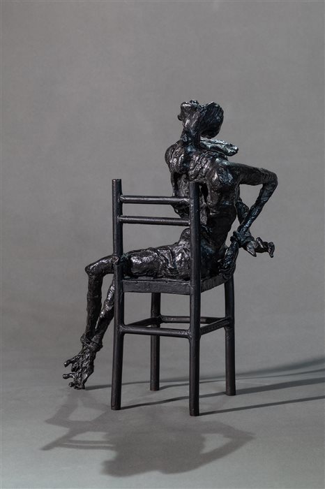 Bahman Dadkhah, Untitled from «Hostages» series, Bronze, 29 × 20 × 11 cm,  1986