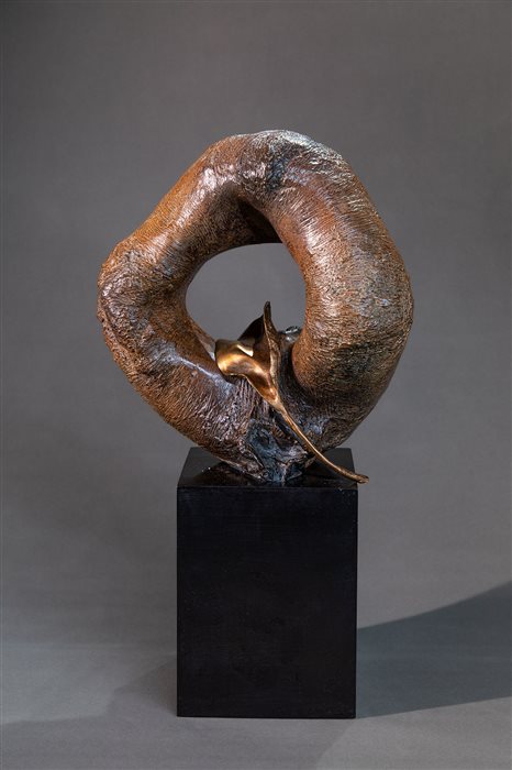 Bahman Dadkhah, Untitled from «Ring of light» series, Bronze, 36 × 20 × 12 cm, 2010