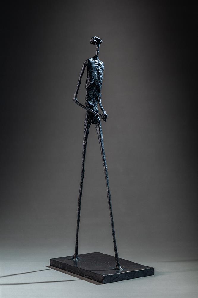 bahman dadkhah sculpture of a figure with tall legs